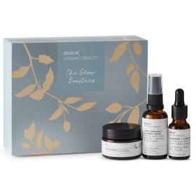 The Glow Boosters Gift Set - Μάσκα Bio Retinol 30ml, Γλυκολικό Οξύ 30ml & Bio Retinol+C Booster 15ml Evolve Beauty