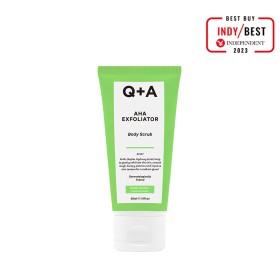 Q+A AHA Exfoliator Body Scrub 50ml -Travel Size