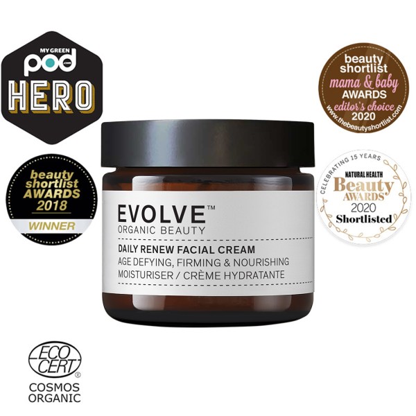 Daily Renew Facial Cream 60ml - Evolve Organic Beauty