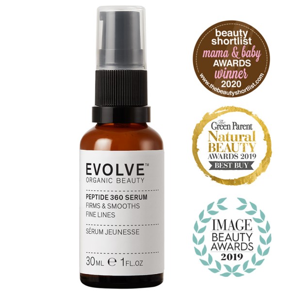 Peptide 360 Face Serum 30ml - Evolve Organic Beauty