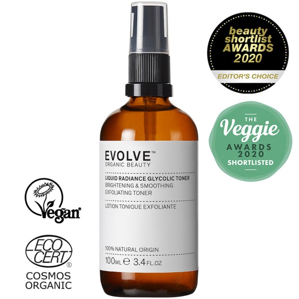 ΑΗΑ/ΒΗΑ Liquid Radiance Glycolic Toner 100ml - Evolve Organic Beauty