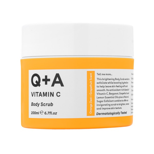 Q+A Vitamin C Body Scrub 200ml