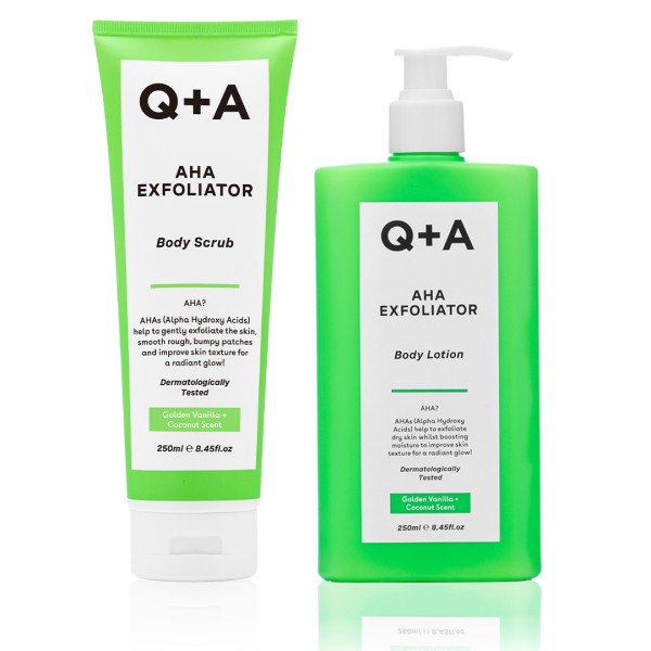 Q+A AHA Exfoliating Duo
