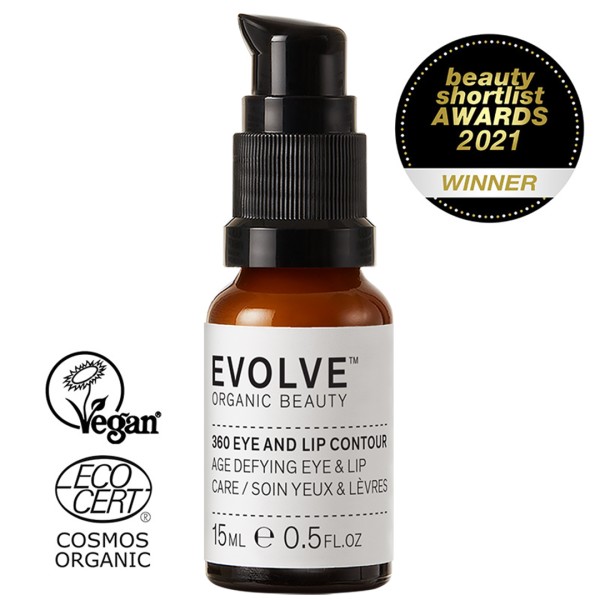 360 Eye and Lip Contour 15ml - Evolve Organic Beauty
