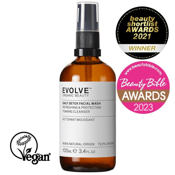 Daily Detox Facial Wash 100ml - Evolve Organic Beauty